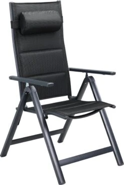 Casaria Tuinstoel Aluminium - 2 Stuks Inklapbaar - Antraciet -Tuinbenodigdheden Bevordering 808x1200