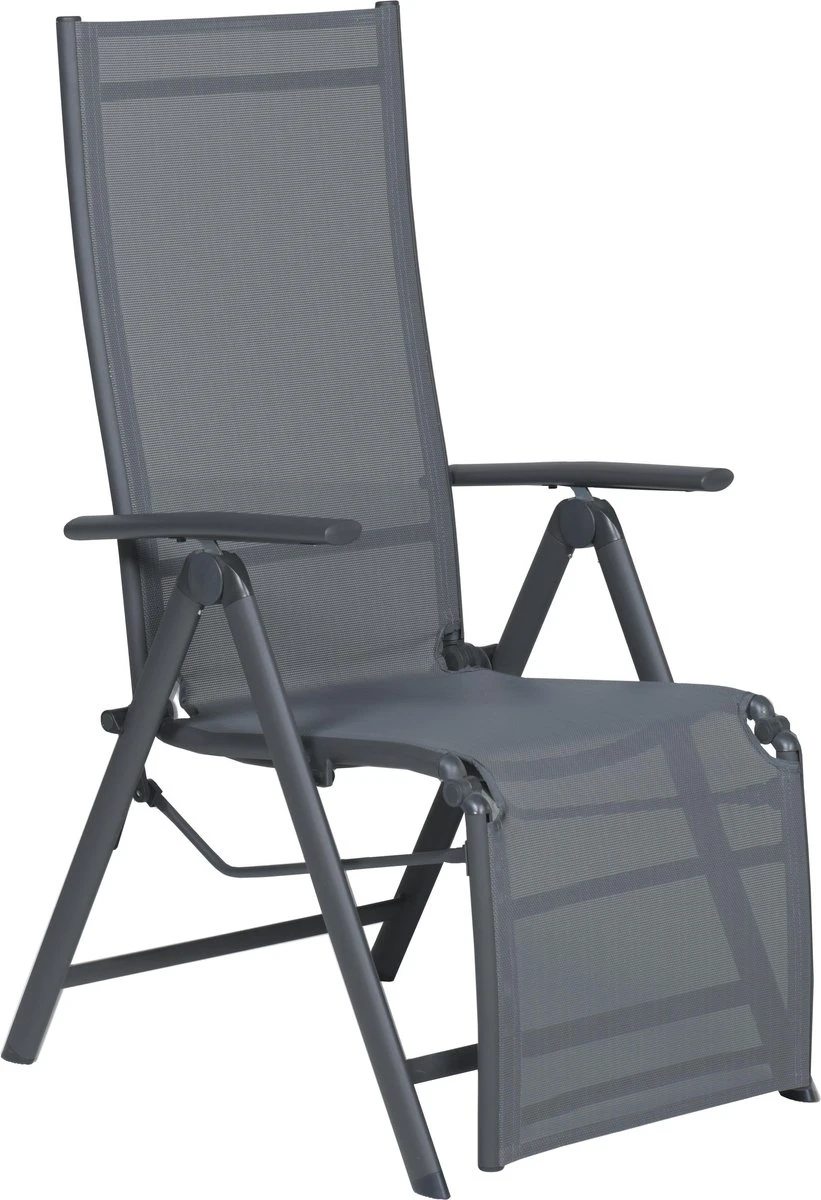 Garden Impressions - Sol Verstelbare Tuinstoel - Aluminium - Zwart 3 Garden Impressions - Sol Verstelbare Tuinstoel - Aluminium - Zwart