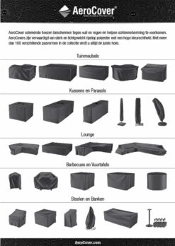 Aerocover Loungesethoes - L-vorm - L 255 X L 255 X B 100 X H 70 Cm 24 Aerocover Loungesethoes - L-vorm - L 255 X L 255 X B 100 X H 70 Cm -Tuinbenodigdheden Bevordering 852x1200