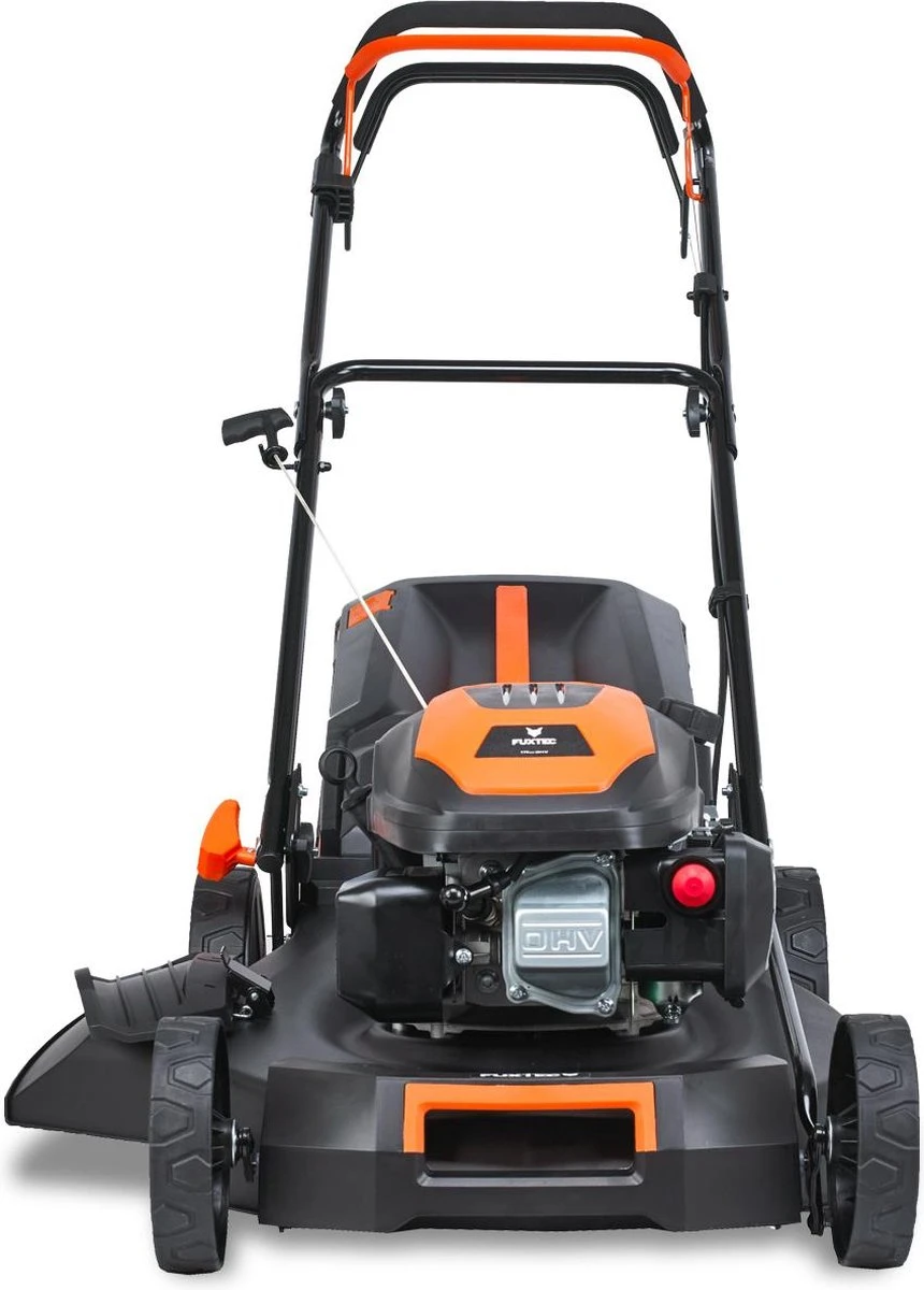 FUXTEC Grasmaaier Benzine - 51cm - 4-takt - 170cc - Zelfrijdend / Zelftrekkend /achterwielaandrijving - Mulchfunctie - Opvangbak 60L - FX-RM5170 4 FUXTEC Grasmaaier Benzine - 51cm - 4-takt - 170cc - Zelfrijdend / Zelftrekkend /achterwielaandrijving - Mulchfunctie - Opvangbak 60L - FX-RM5170 - Afbeelding 2