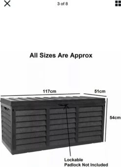 Grote Tuinkussen Opbergbox 320l UV-bestendig En Winterharde Tuinbox Met Wielen -Tuinbenodigdheden Bevordering 868x1200 2