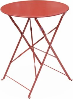 Emilia - Ronde Inklapbare Bistrotafel Ø60cm Van Gepoedercoat Staal – Terra Cotta 13 Emilia - Ronde Inklapbare Bistrotafel Ø60cm Van Gepoedercoat Staal – Terra Cotta -Tuinbenodigdheden Bevordering 887x1200 1