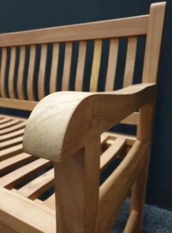 Merkloos TIERRA | Tuinbank Van Teak Comfort Plus + | 150 Cm - 3-Persoons / 3-Zits | Naturel / Original | BONANY Luxe | Geschuurd & Olie Op Waterbasis | Klassiek & Traditioneel | Stevig | Tuinzetel | Bank Voor Tuin -Tuinbenodigdheden Bevordering 890x1200