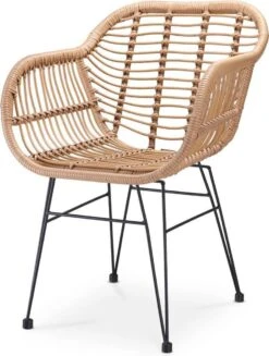 Casaria Polyrotan Kuipstoel Bali - Met Kussens – 2 Stuks -Tuinbenodigdheden Bevordering 907x1200 4