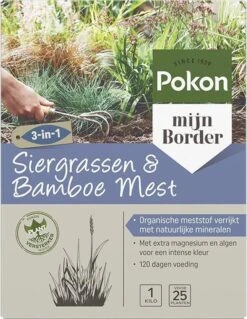 Pokon Siergrassen & Bamboe Mest - 1kg - Meststof - 3-in-1 Werking -Tuinbenodigdheden Bevordering 930x1200 2