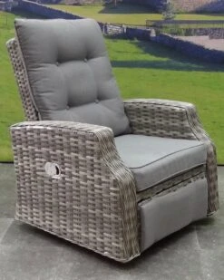 Kreta Lounge Tuinstoel Verstelbaar En Draaibaar Grijs -Tuinbenodigdheden Bevordering 959x1200 3