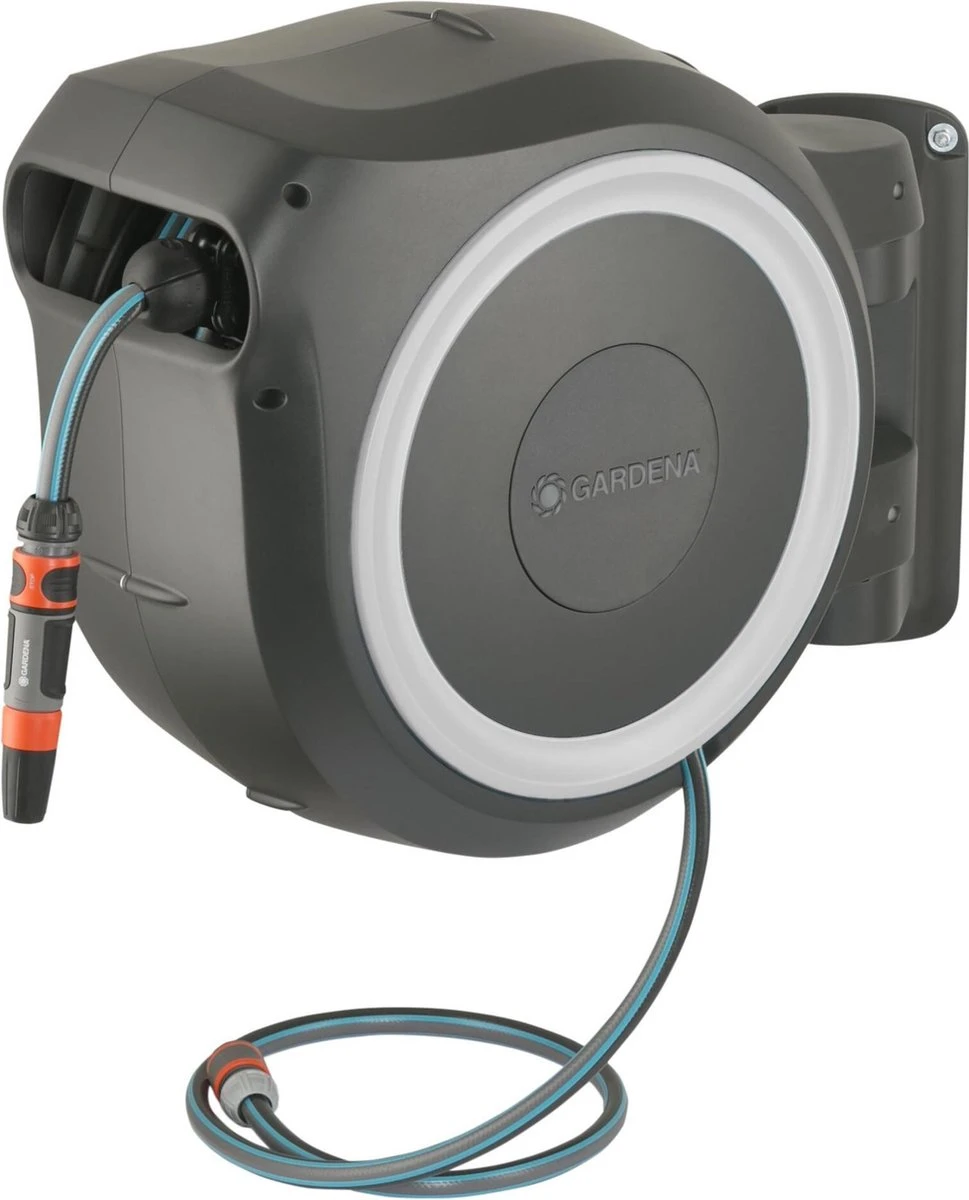 GARDENA - Wandslangenbox RollUp M/L Wit - 25 Meter Slang 3 GARDENA - Wandslangenbox RollUp M/L Wit - 25 Meter Slang