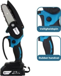 NovarGarden® Mini Kettingzaag NG1 - Met 2x Accu - Takkenzaag - Snoeizaag - Electrisch - Handzaag - Boomzaag - 21V -Tuinbenodigdheden Bevordering 970x1200 3
