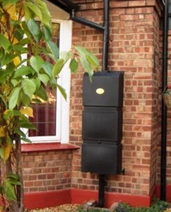 Prestige Regenton Grijs (waterton) 100L (incl. Kraantje En Aan De Wand/muur Te Bevestigen) -Tuinbenodigdheden Bevordering 972x1200 1