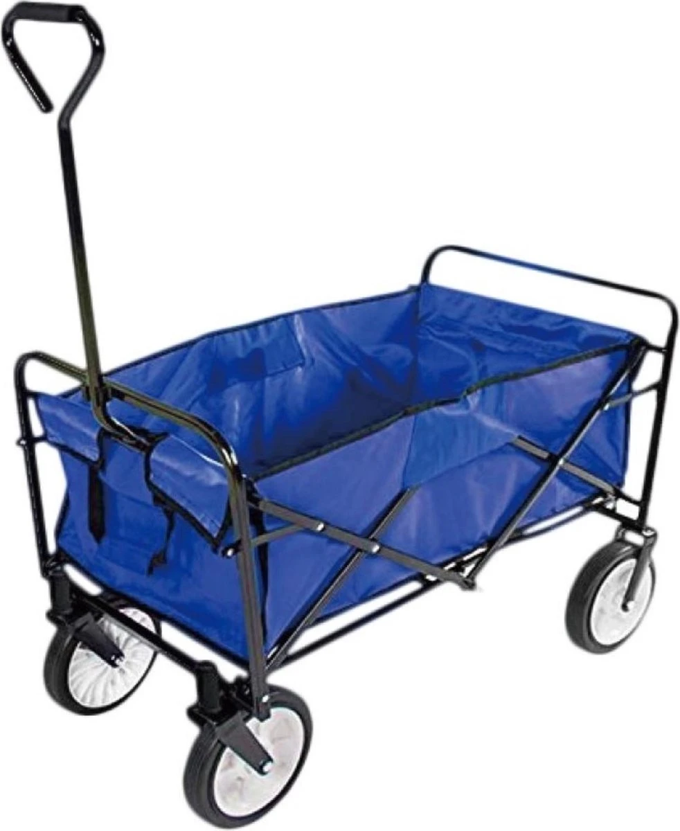 Benson Opvouwbare Bolderkar - 91x52x62 Cm - Max 100 Kg - Blauw 3 Benson Opvouwbare Bolderkar - 91x52x62 Cm - Max 100 Kg - Blauw