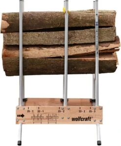 Wolfcraft - Professionele Zaagbok - Voor Kettingzaag - Hout - Opbouwbare, Stabiele Zaagbok Voor Brandhout - 5121000 - 10 JAAR GARANTIE -Tuinbenodigdheden Bevordering 991x1200 2