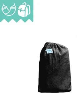 Dubbele Hangmat Zwart Met Spreidstok - 1 Of 2 Persoons - Lig Oppervlak 190x150cm - Lengte 260cm -Tuinbenodigdheden Bevordering 997x1200 1